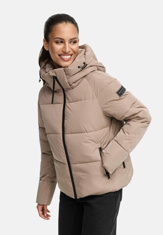 NAVAHOO Winter jacket 'Frostherz XIV' in Beige