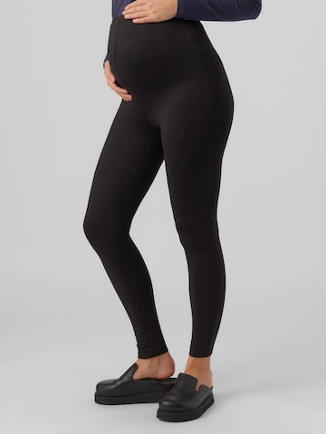Vero Moda Maternity Skinny Leggings 'Lil' in Black: front