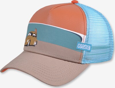 Coastal Cap in beige / blau / dunkelorange, Produktansicht