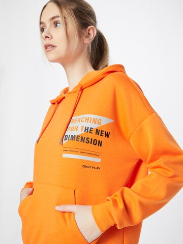 ONLY PLAY Athletic Sweatshirt in Orange