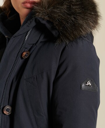 Superdry Winter Parka 'Rookie' in Blue
