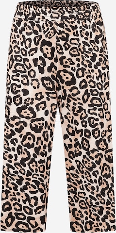 River Island Plus Pants in Brown: front