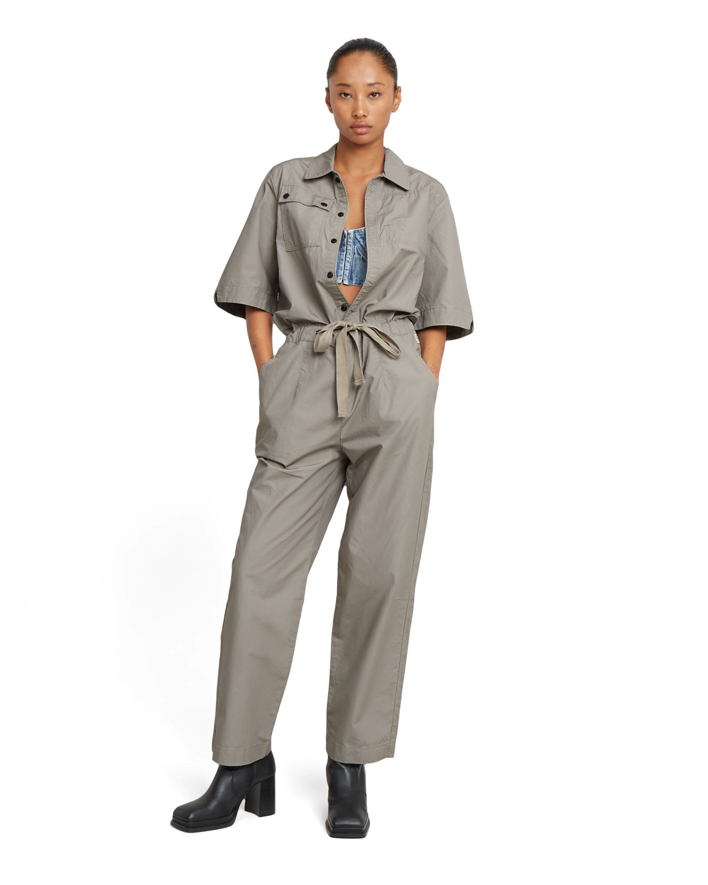 G-STAR Jumpsuit 'Army' in Green: front