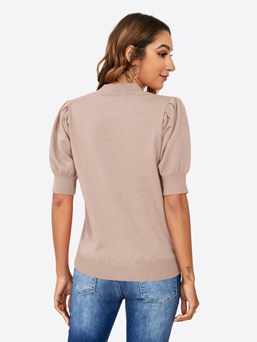 Imily Bela Pulover | bež barva: zadnja stran