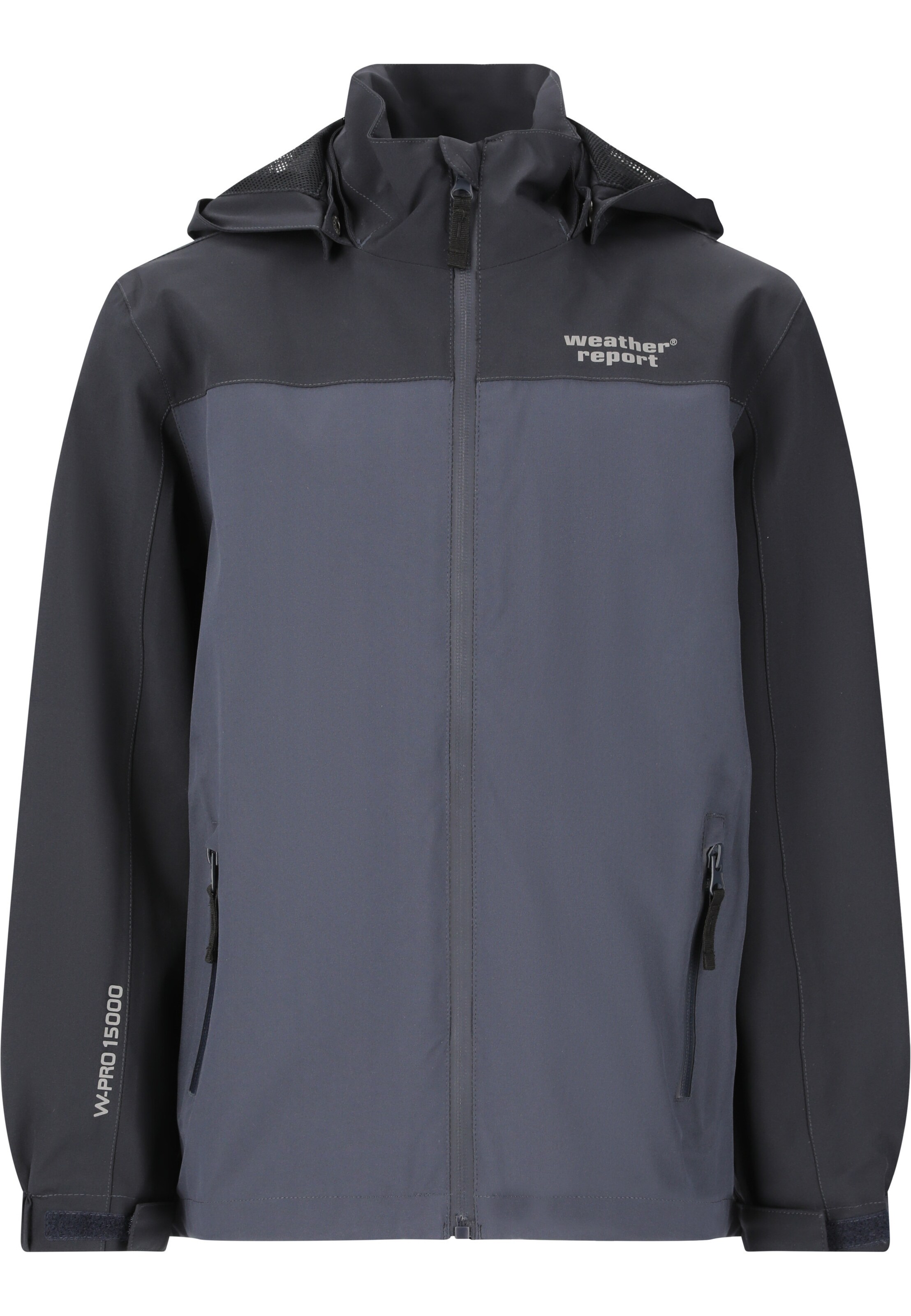 Weather Report Functionele jas &#x27;Borise Jr.&#x27; in Grijs: voorkant