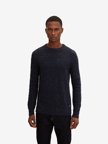 TOM TAILOR Sweater in Blue: front