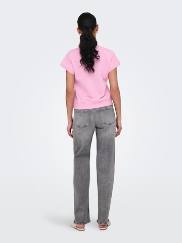 Sweat-shirt 'ONLJuliette' ONLY en rose