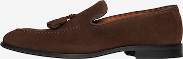 Henry Stevens Classic Flats 'Wallace TL' in Brown