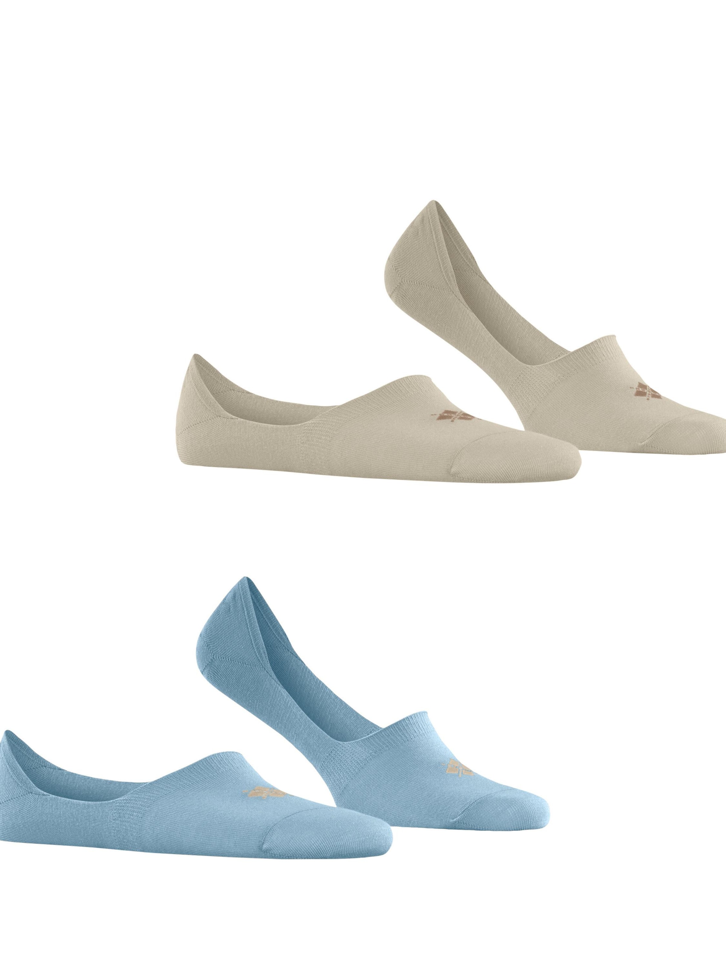 BURLINGTON Ankle Socks 'Everyday 2-Pack' in Blue