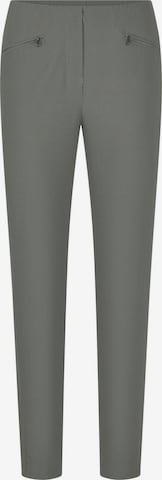 Coupe slim Pantalon 'LOUISA' Goldner en vert : devant