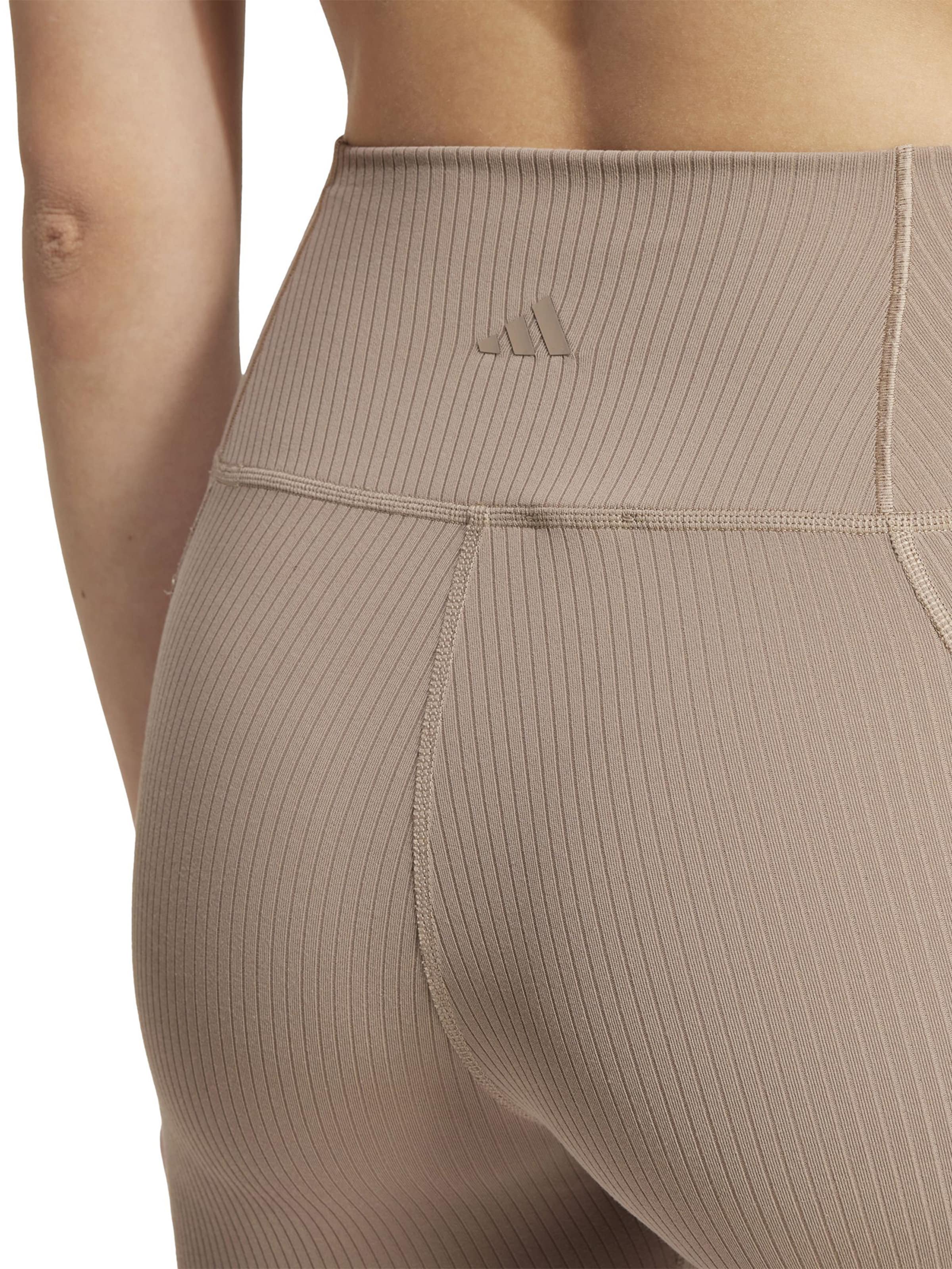 ADIDAS PERFORMANCE Скинни Спортивные штаны 'ALL ME' в Бежевый