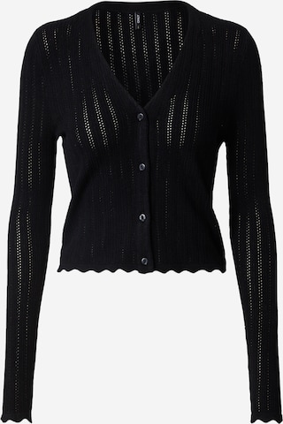 ONLY Knit cardigan 'DEE' in Black: front