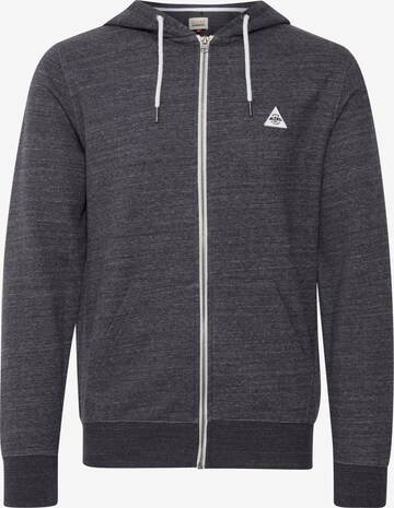 BLEND Zip-Up Hoodie in Grey: front