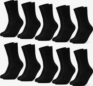 Occulto Socks 'Bambus Paule' in Black: front