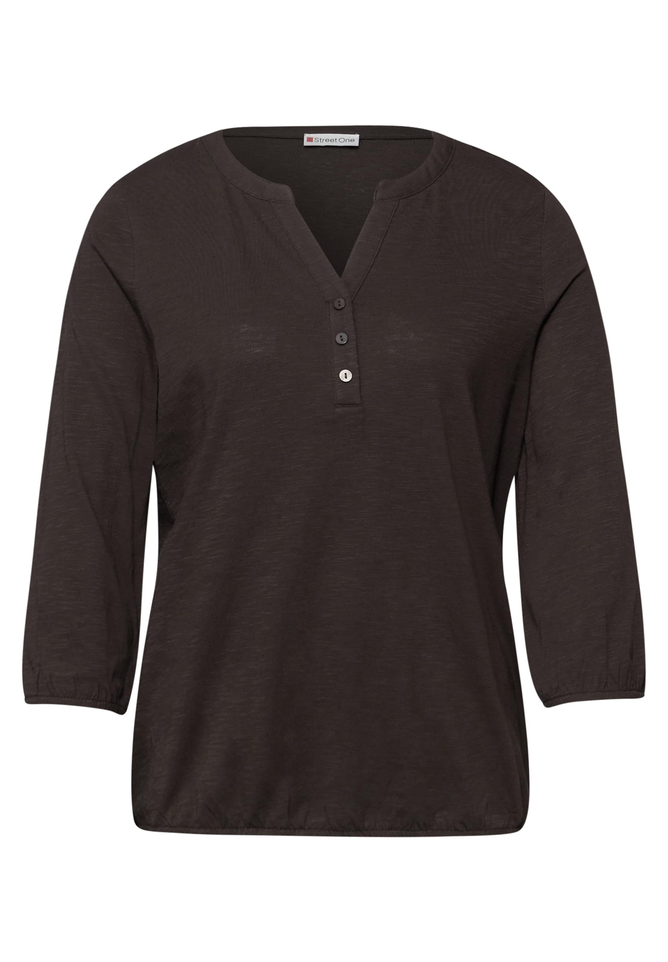 STREET ONE Shirt in Brown: front