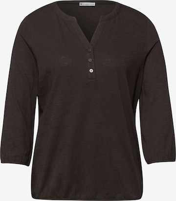 STREET ONE Shirt in Brown: front