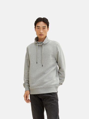 TOM TAILOR Sweatshirt in Grau