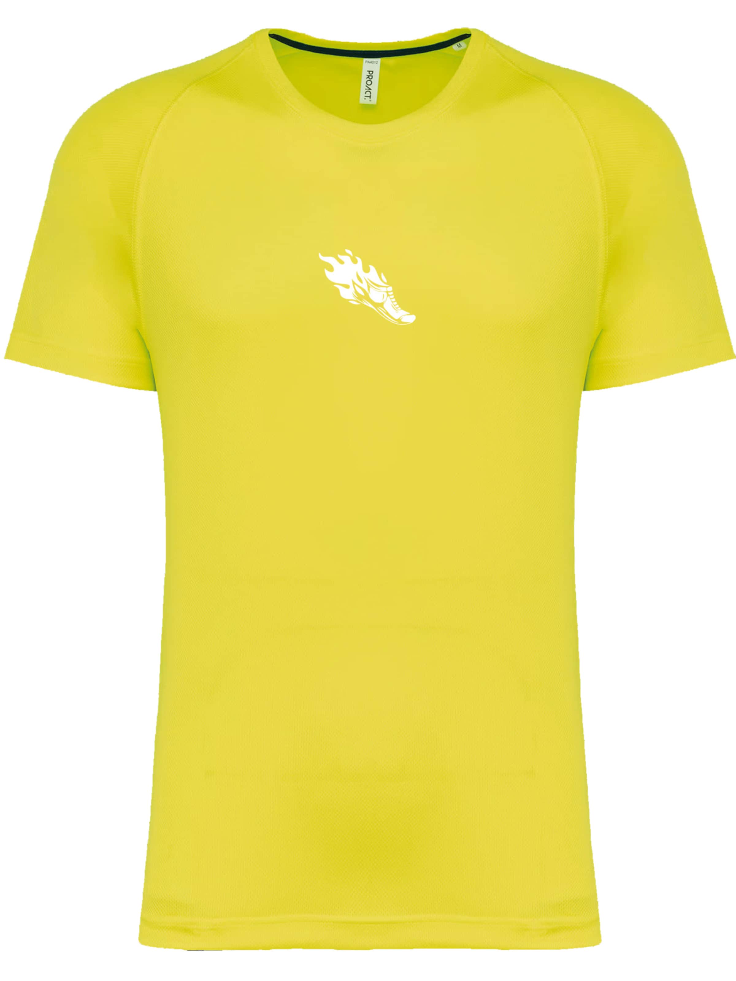 F4NT4STIC T-shirt 'Sports Running Shoe' en jaune, Vue avec produit