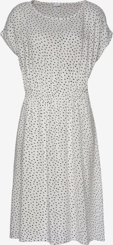 LASCANA Summer Dress in White: front