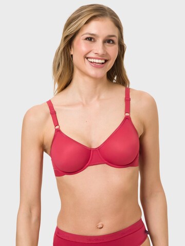 BeeDees T-shirt Bra 'BH Microfun W' in Red