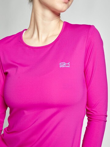 SPORTKIND Performance shirt 'Longsleeve Shirt' in Purple