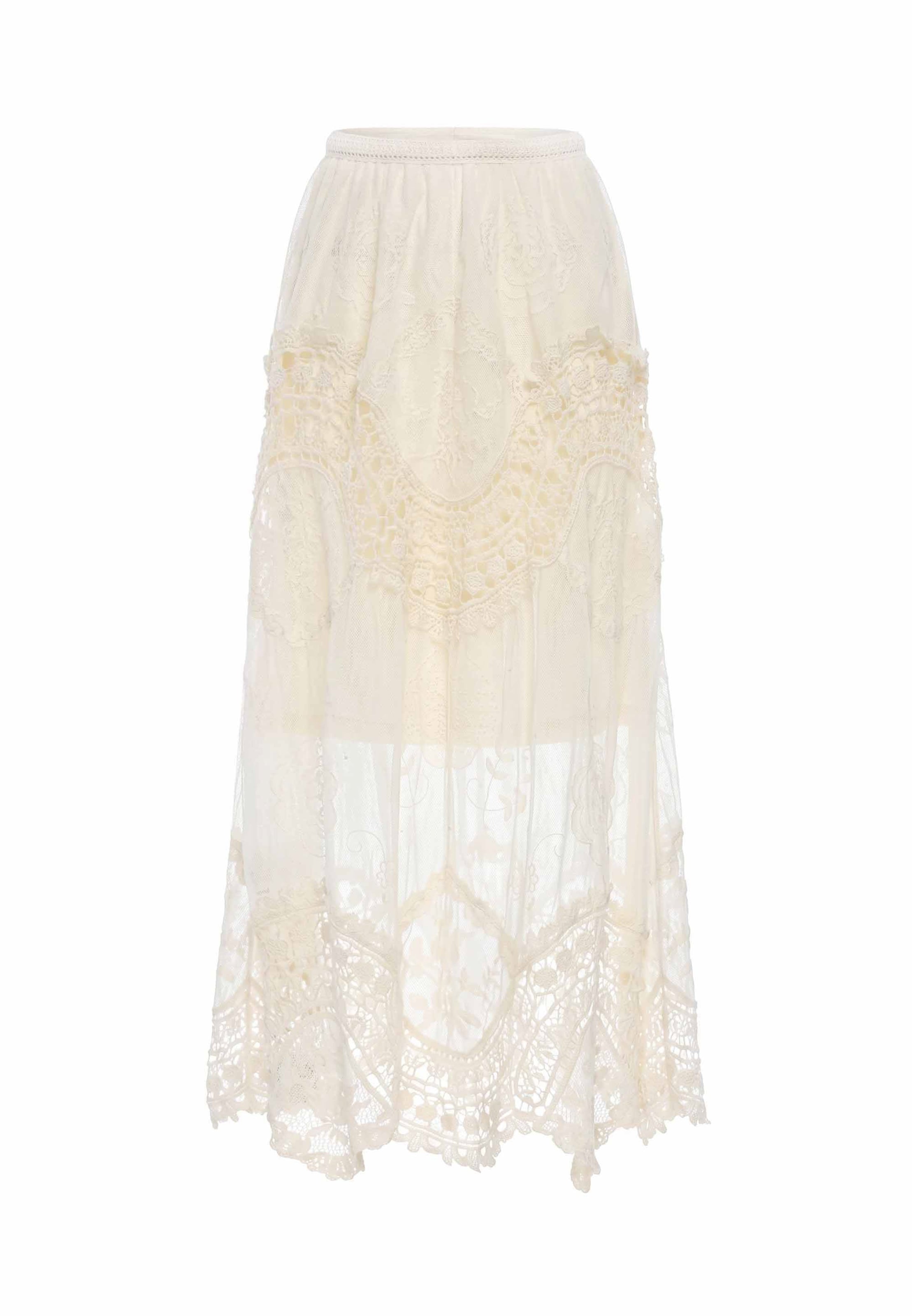IZIA - Falda en beige: frente