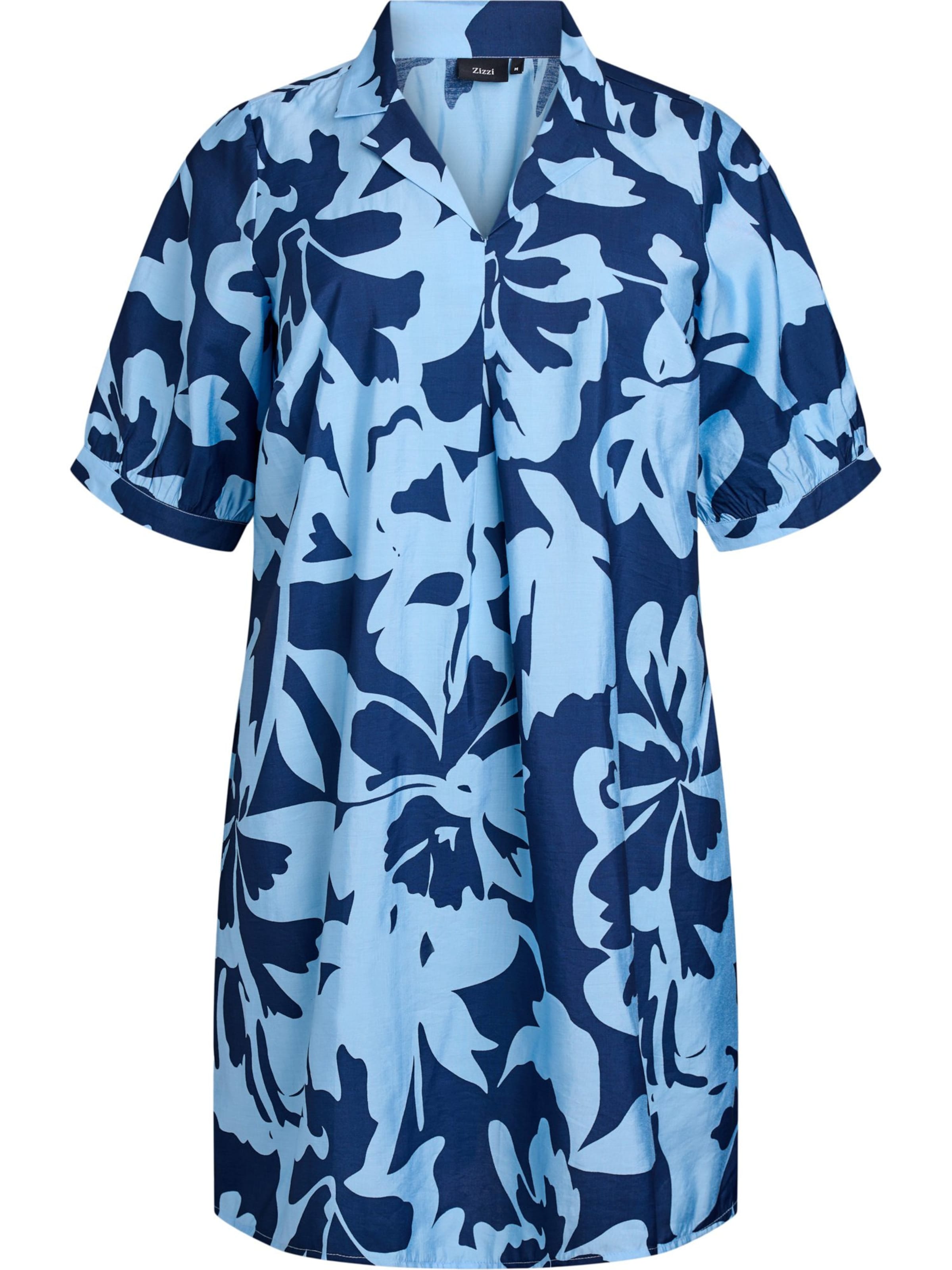 Zizzi Jurk 'Eclaru' in Blauw: voorkant