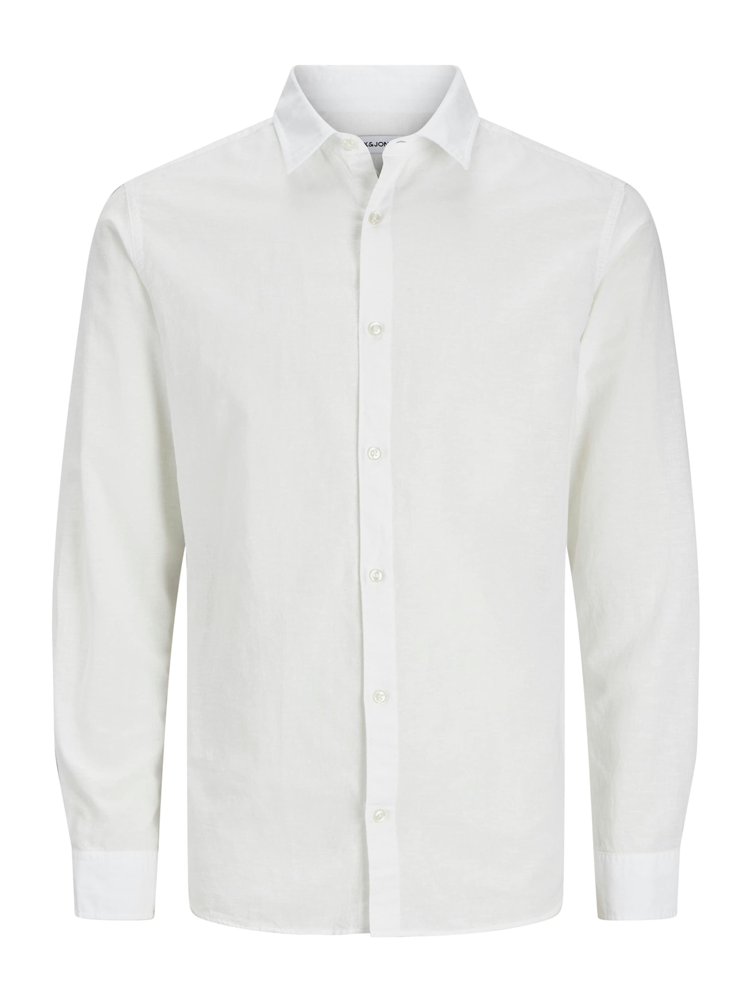 Jack & Jones Junior Regular fit Button Up Shirt 'JJEBreeze' in White: front