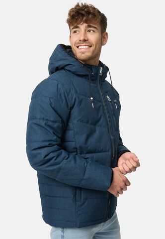 INDICODE JEANS Winter Jacket 'Circus' in Blue