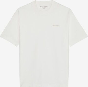 T-Shirt Marc O'Polo en blanc : devant