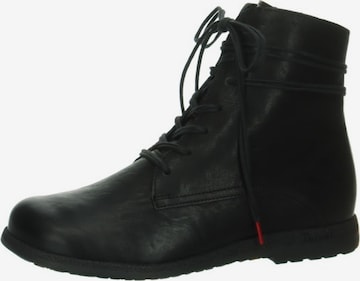 THINK! Lace-Up Ankle Boots in Black