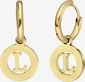 Lucardi Earrings in Gold: front