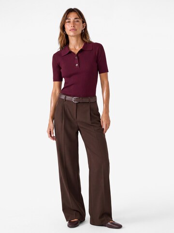 Koton Wide leg Pantalon in Bruin: voorkant