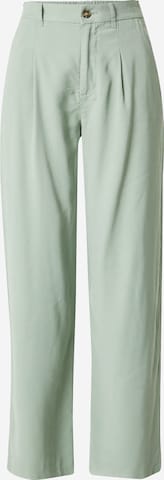 ONLY Pleat-Front Pants 'ARIS' in Green: front