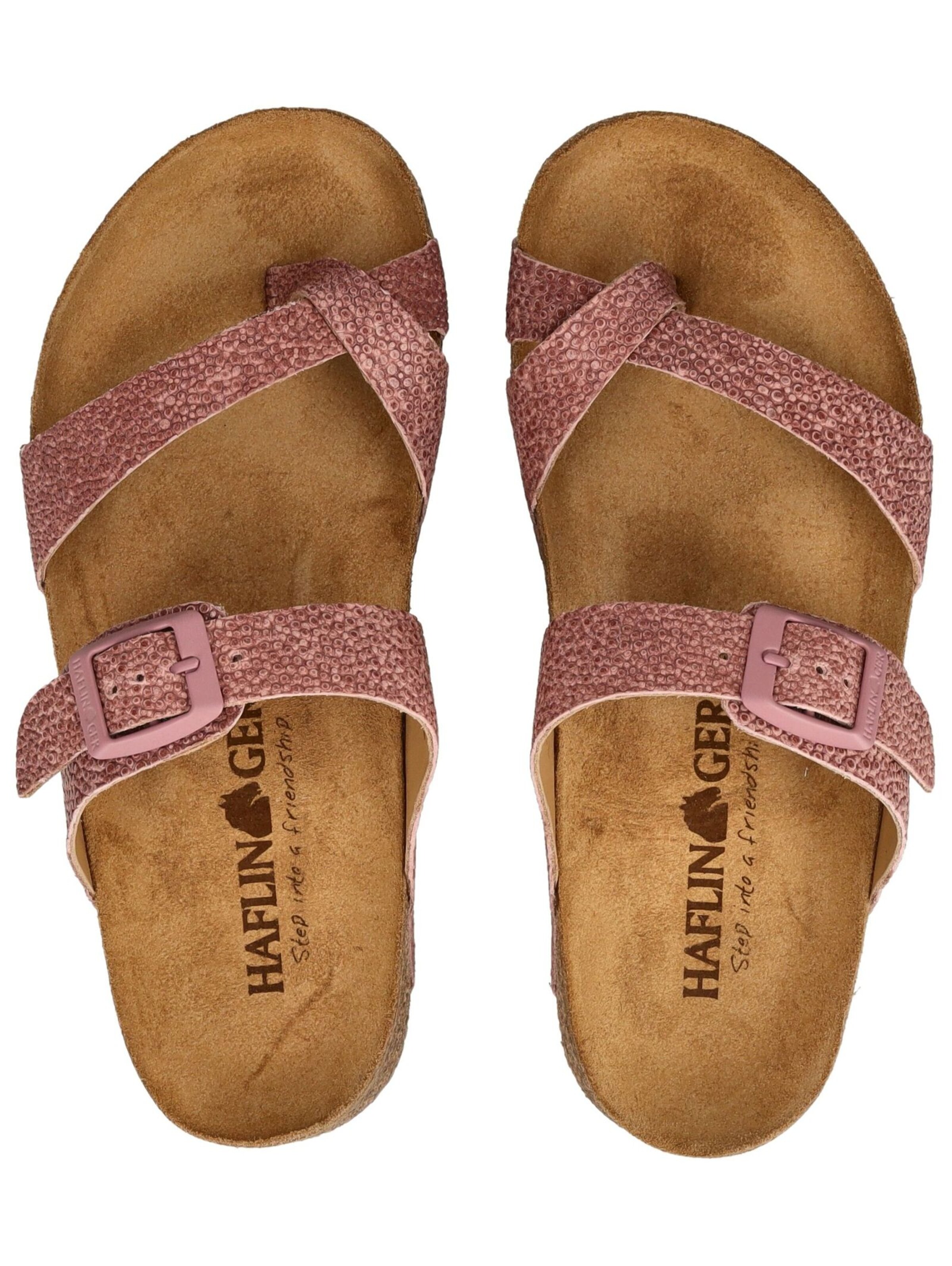 HAFLINGER T-bar sandals in Pink
