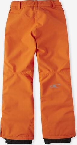 O'NEILL Regularen Outdoor hlače 'Anvil' | oranžna barva