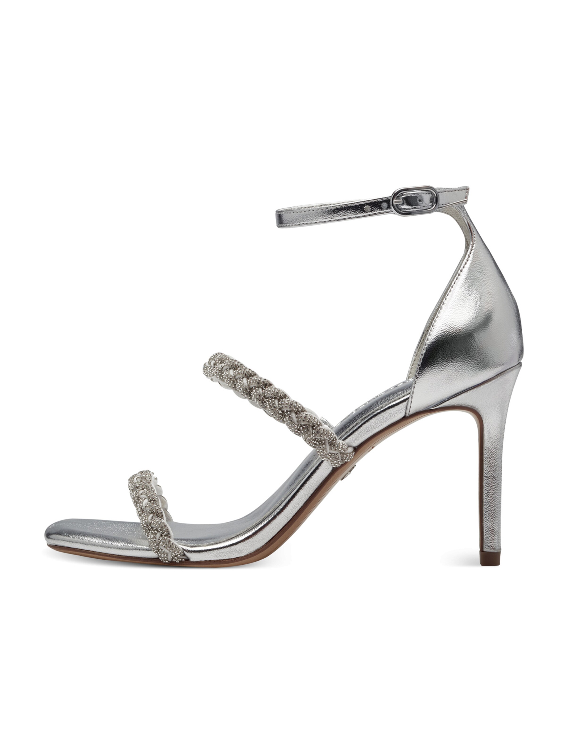 Sandales à lanières Tamaris en argent