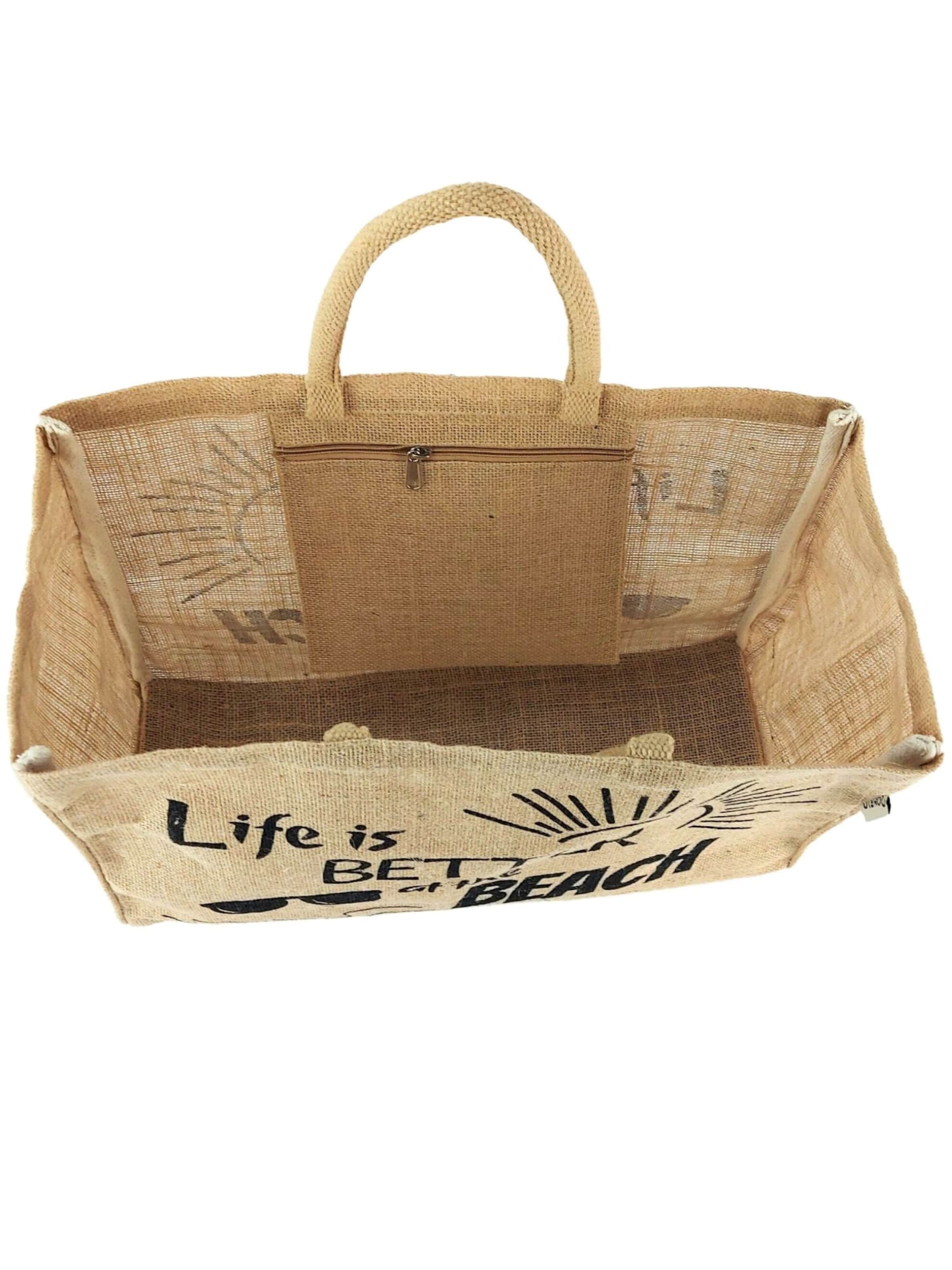 DOMELO Beach Bag 'Domelo' in Beige