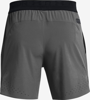 UNDER ARMOUR Regular Workout Pants 'Peak' in Grey