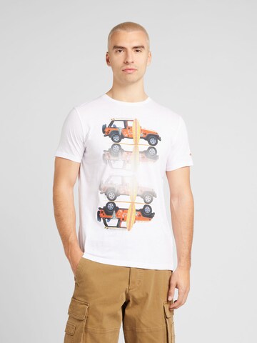 T-Shirt 'CRISAN' BRAVE SOUL en blanc : devant