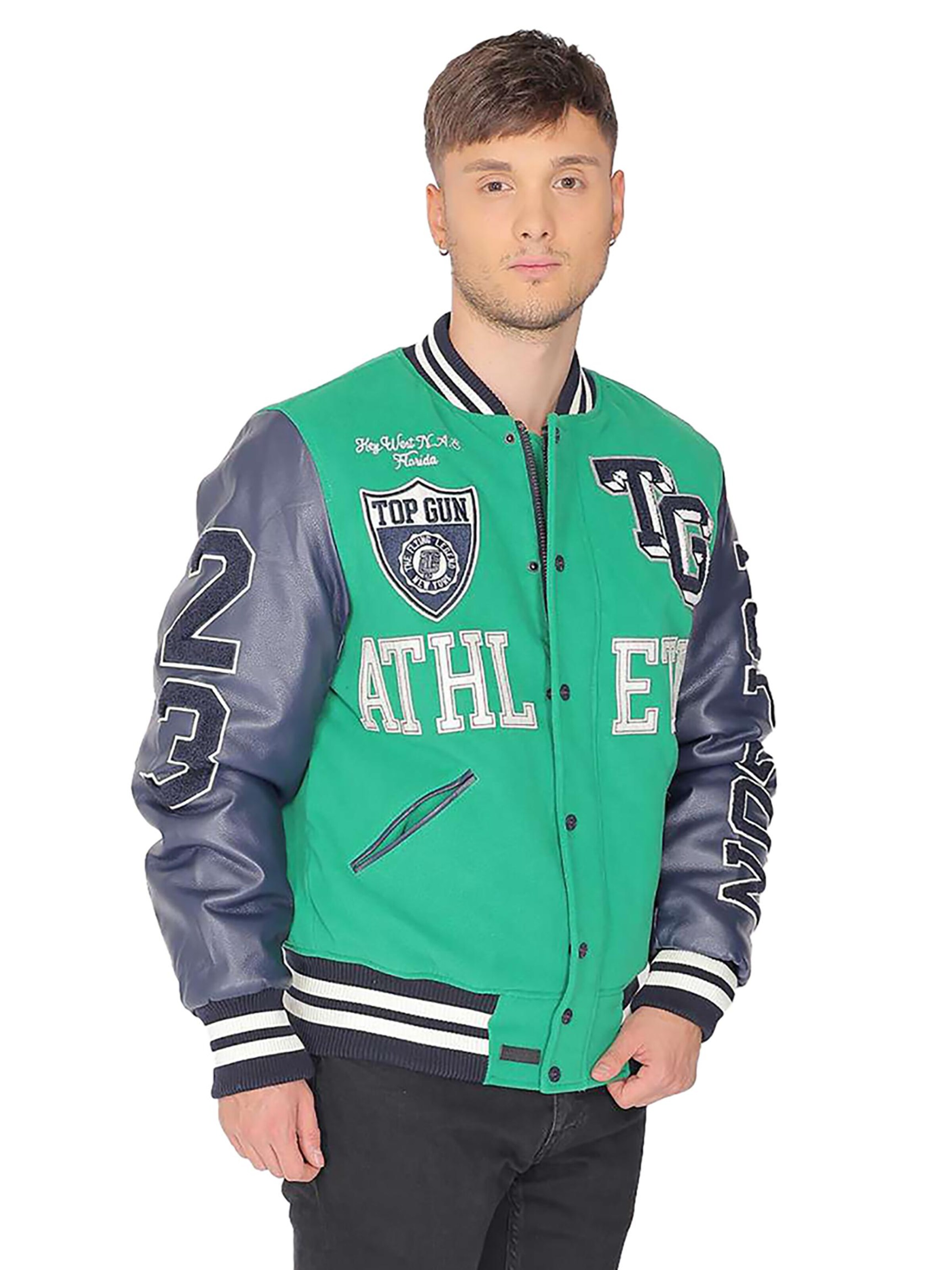 TOP GUN Winter Jacket 'TGJ-2331' in Green