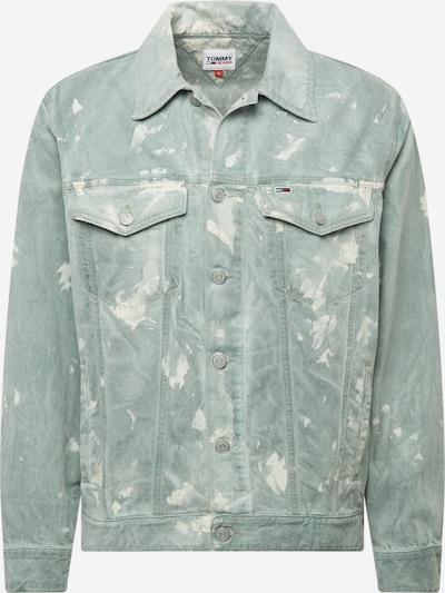 Tommy Jeans Veste mi-saison en crème / menthe, Vue avec produit