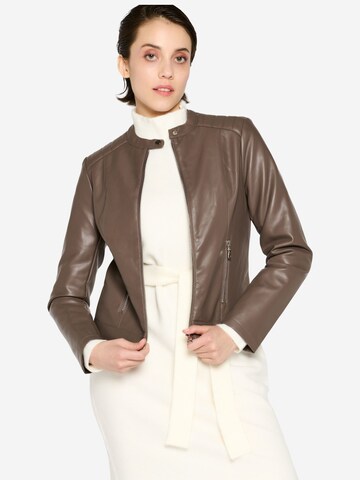 LolaLiza Between-Season Jacket in Brown: front