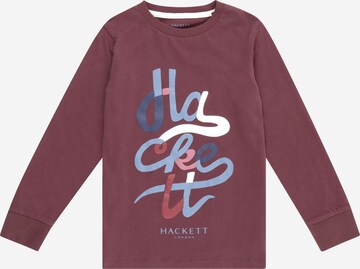 Hackett London Μπλουζάκι σε λιλά: μπροστά