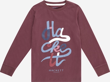 Hackett London Tričko - fialová: predná strana