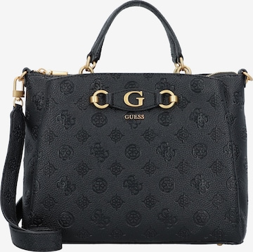 Borsa a mano 'Izzy Peony' di GUESS in nero: frontale