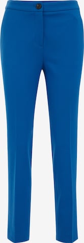 WE Fashion Ráncos nadrág - kék: elől