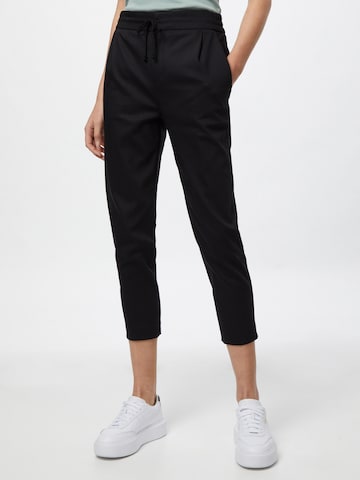 DRYKORN Slim fit Pleat-Front Pants 'Level' in Black: front