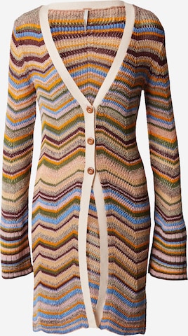 Free People Knit cardigan in Purple: front