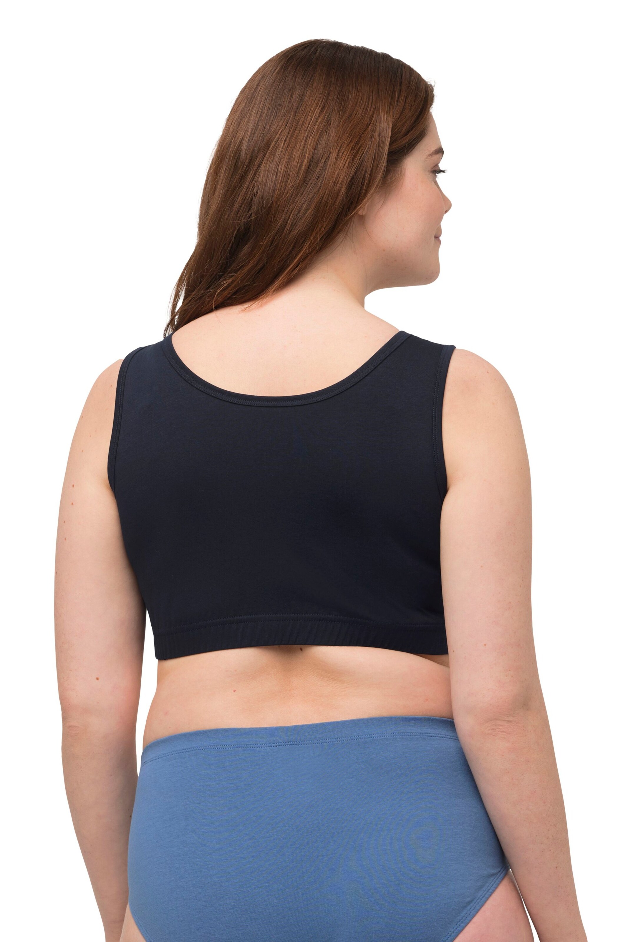 Ulla Popken T-Shirt BH in Blau